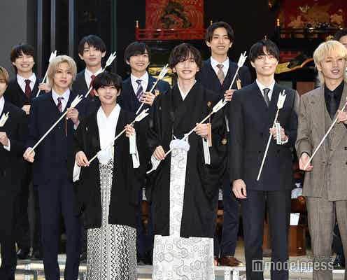 HiHi Jets作間龍斗・猪狩蒼弥、20代突入の意気込み「おっさんにウケるグループを目指して」<ジャニーズ成人式>