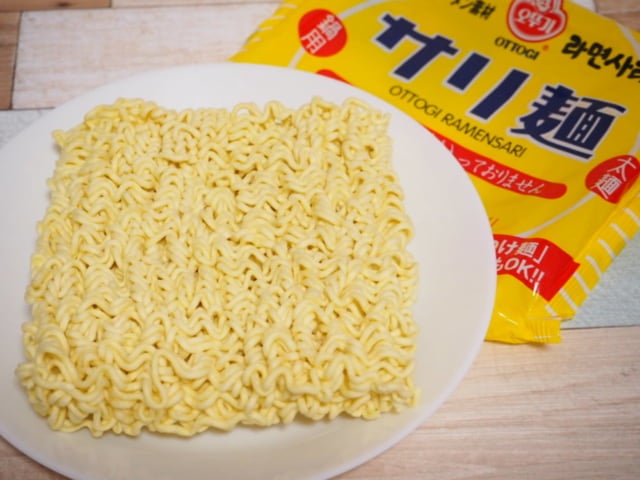 業スーサリ麺麺の分量