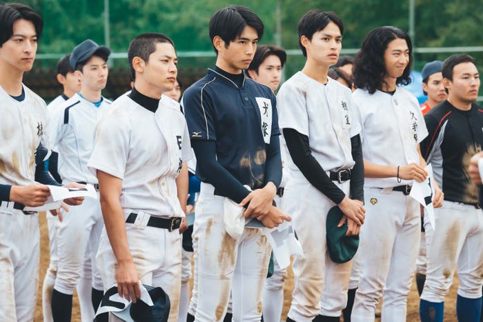 (左から)伊藤あさひ、小林虎之介、中沢元紀、兵頭功海、橘優輝、生田俊平「下剋上球児」第7話より(C)TBSスパークル/TBS 撮影:ENO