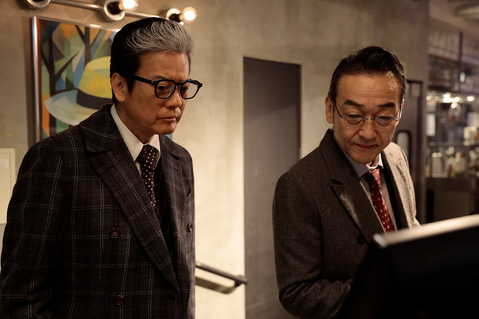 唐沢寿明、吹越満「プライベートバンカー」第5話（C）テレビ朝日