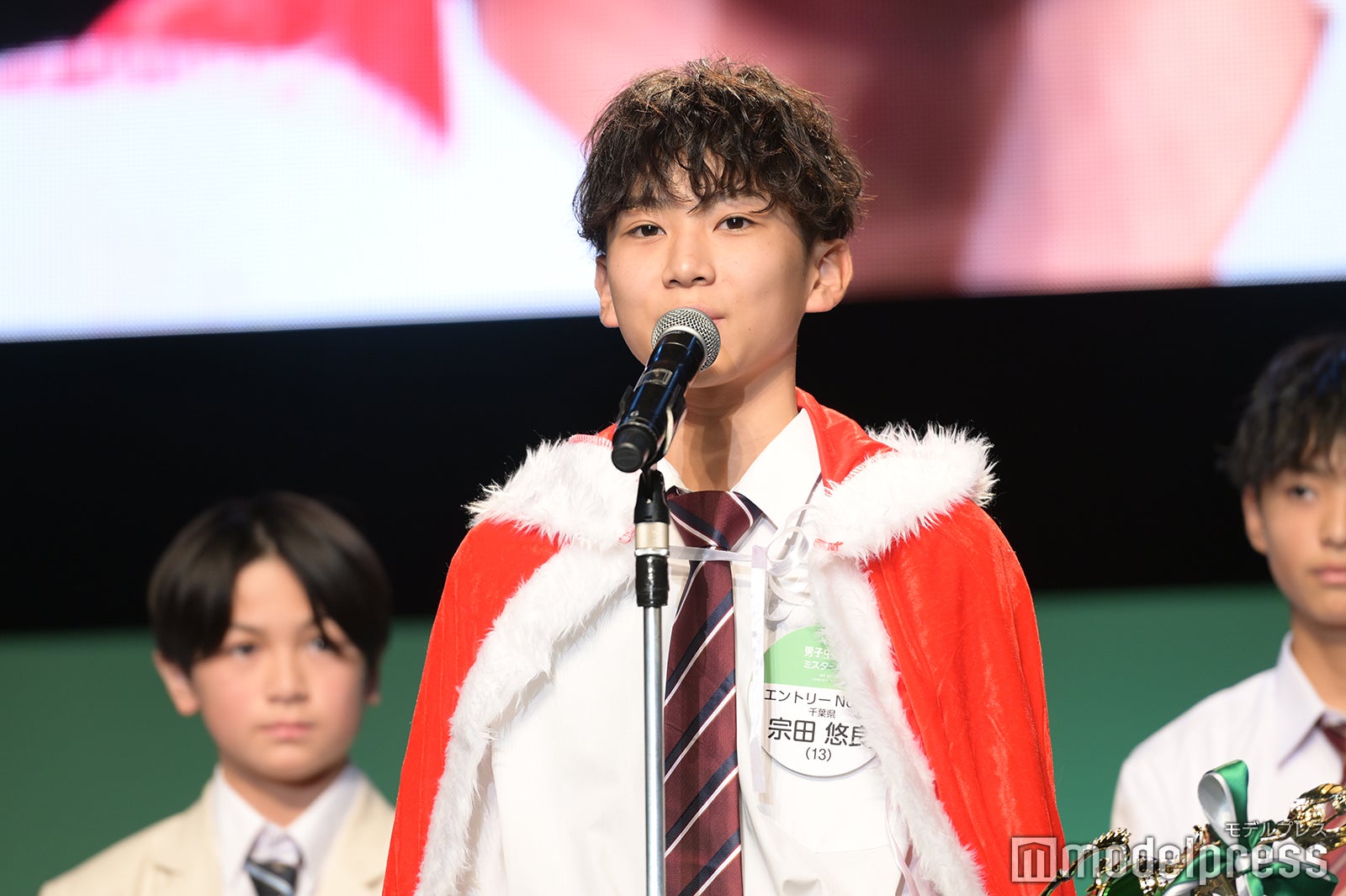 「男子中学生ミスターコン2023」準グランプリ・宗田悠良くん（C）モデルプレス