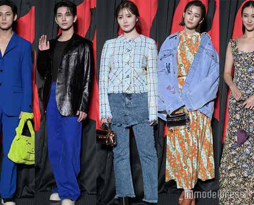 【写真特集】白石麻衣・桐谷美玲・武井咲・SEVENTEENミンギュ&ジョシュアら華やかに集結「MARNI FALL WINTER 2023」ファッションショー