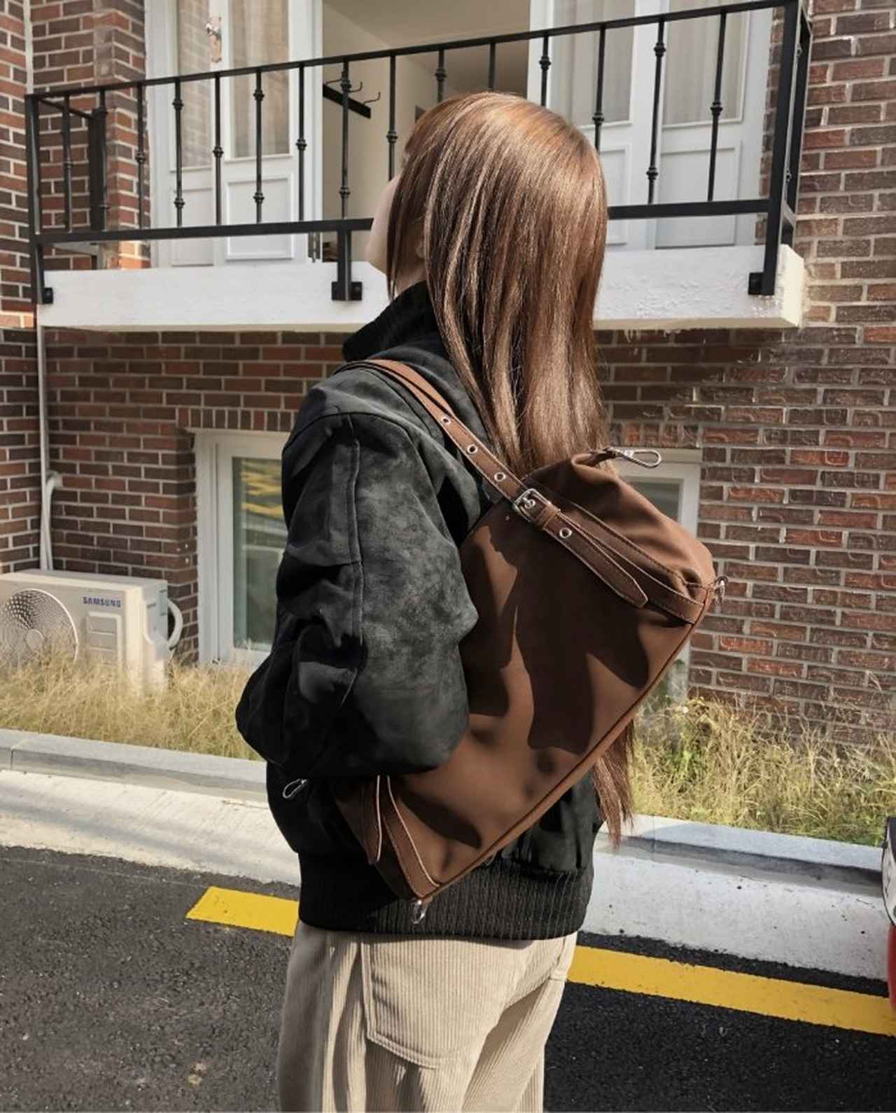 【『Qoo10 Fashion』で見つけた】トレンドの横長フォルムが可愛い♪ wonderwonderのショルダーバッグで秋のおしゃれコーデが完成！