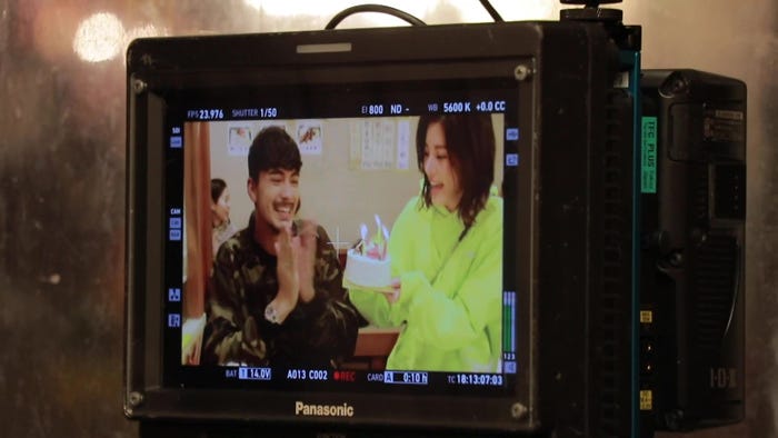 CM撮影の様子(提供写真)