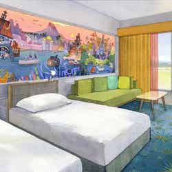 第2棟のオープン日が決定／「東京ディズニーセレブレーションホテル：ディスカバー」客室のイメージ（C）Disney