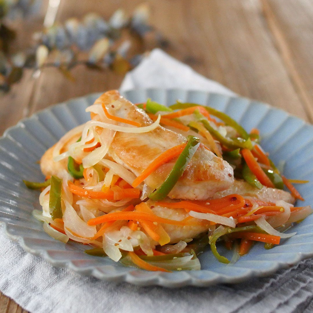 漬け込み10分！丸ごとささみのマスタードマリネ