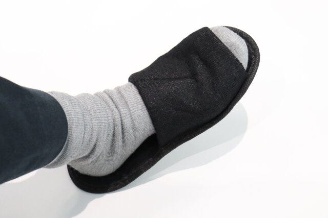 ダイソー　折りたたみスリッパ　使用感