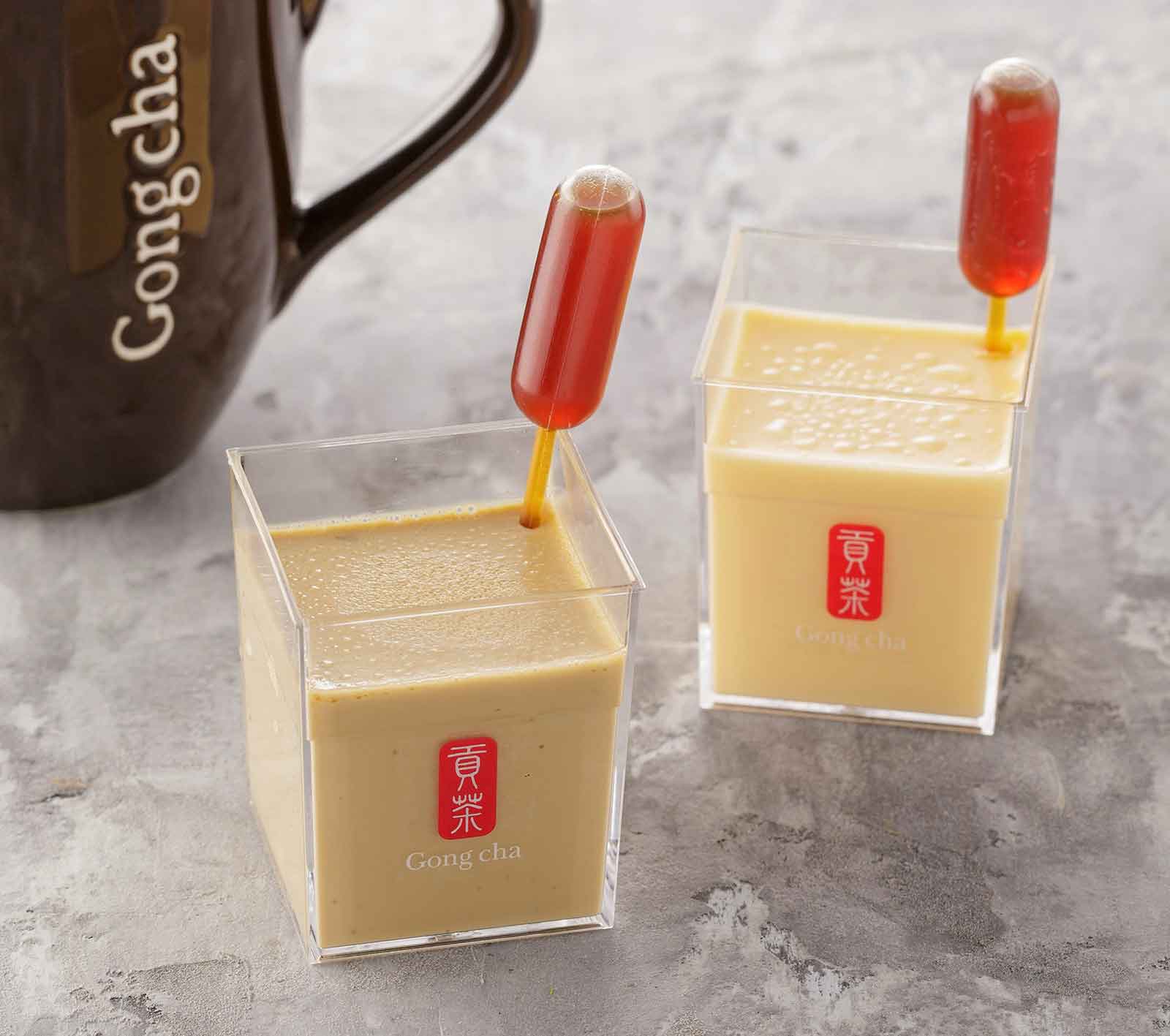 ウーロンティープリン1個380円／画像提供：株式会社ゴンチャ-ジャパン