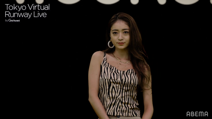 みちょぱ(C)Tokyo Virtual Runway Live by GirlsAward (C)AbemaTV, Inc.