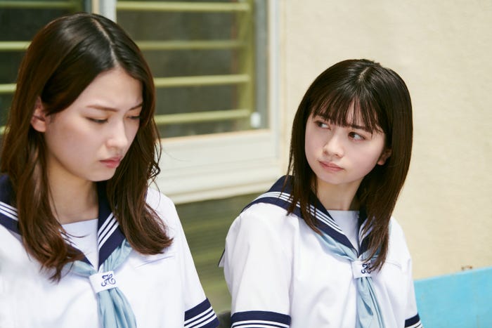 茅島みずき、桜田ひより「あの子の子ども」第8話より(C)カンテレ