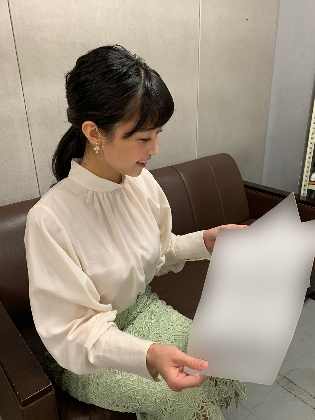 渡邊渚アナウンサー（提供写真）