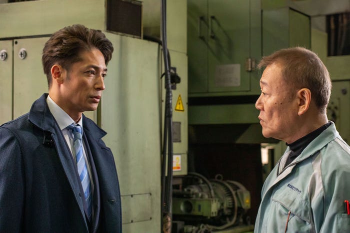 玉木宏・國村隼/「スパイラル~町工場の奇跡~」第1話より(C)テレビ東京
