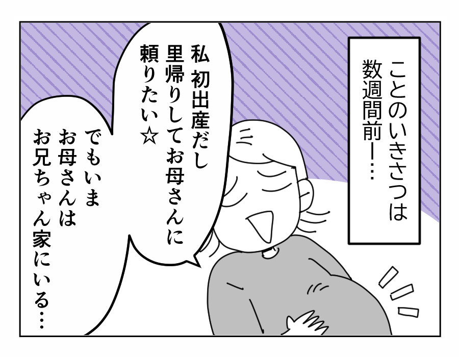 【長編4コマ】里帰り出産の義妹、新生児育児を嫁に丸投げ(全15話)2-1