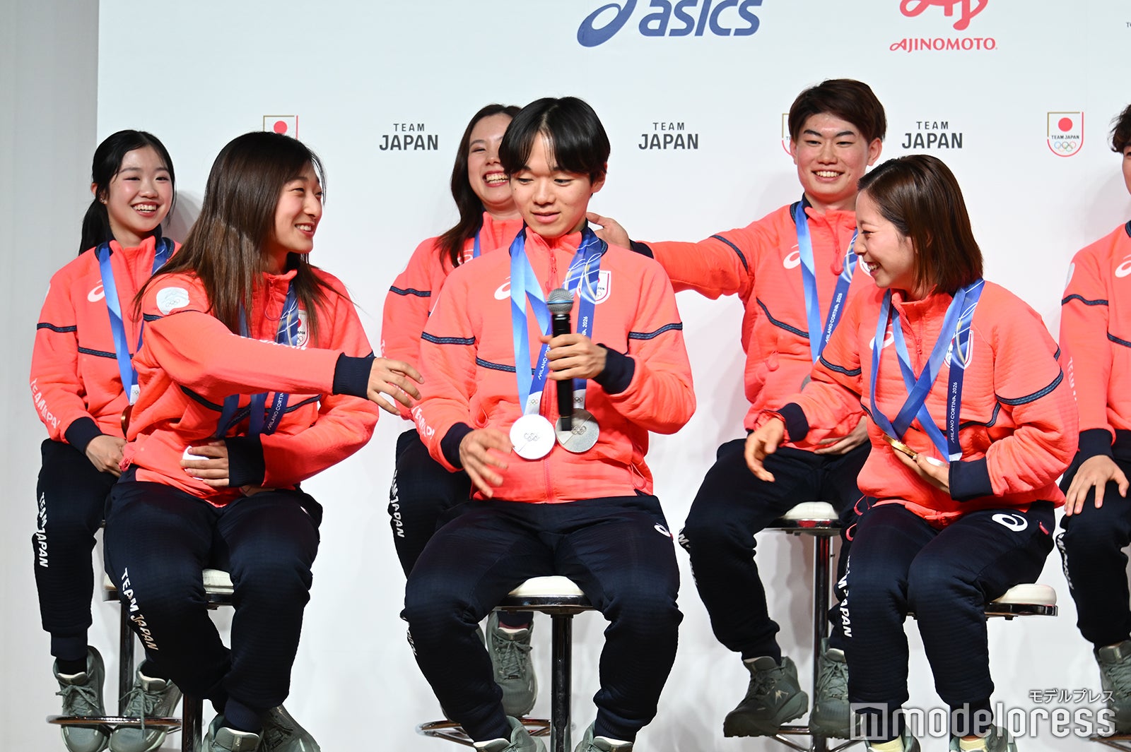 終始和気あいあいとしていたフィギュアスケート日本代表選手ら（C）モデルプレス