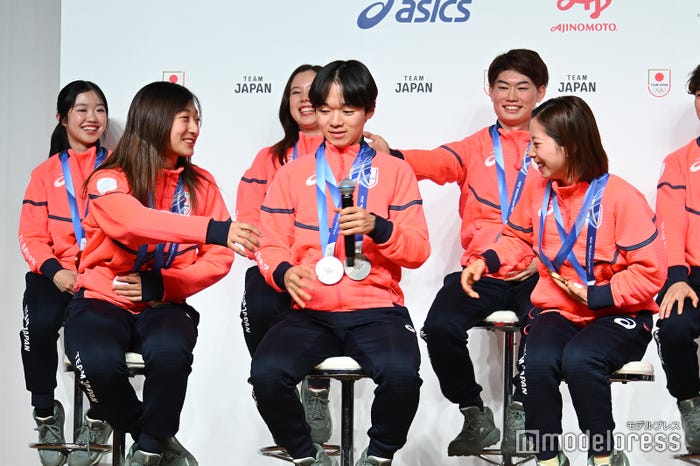 終始和気あいあいとしていたフィギュアスケート日本代表選手ら(C)モデルプレス