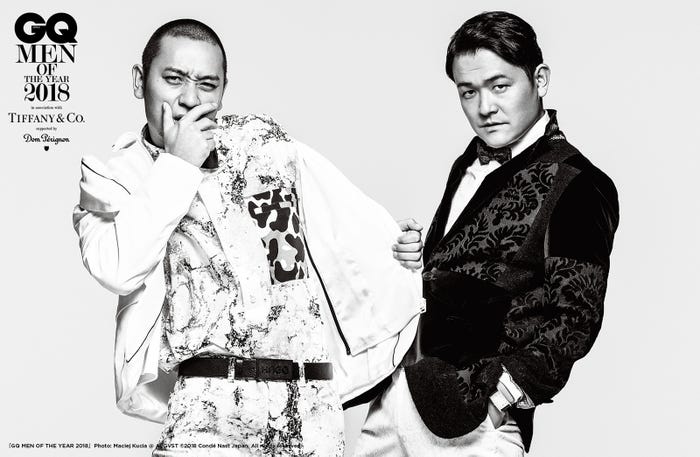 千鳥/『GQ JAPAN』2019年1・2月合併号(11月24日発売)(提供写真)