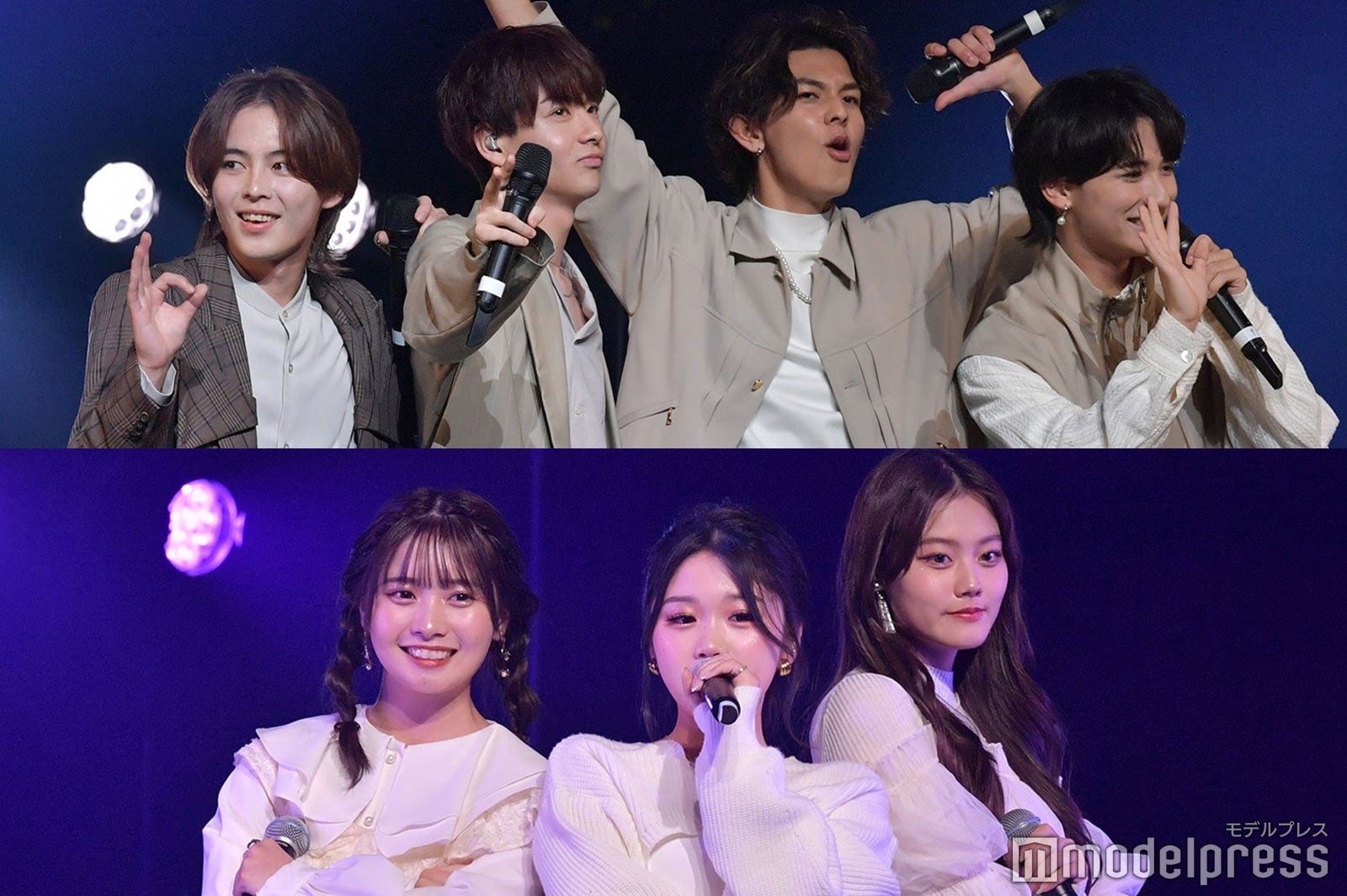 「今日好き」から誕生のボーカルグループ・crhug＆arban、美声響かせ会場熱狂 温かなファンサも光る＜学生ランウェイ＞