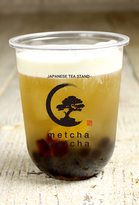 ピーチ緑茶チーズミルクフォーム￥600／画像提供：LIFEstyle