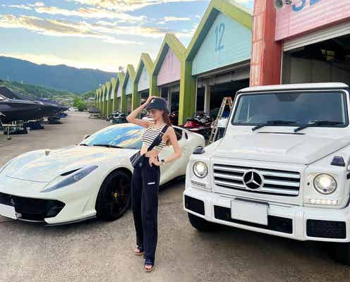 北新地No.1キャバ嬢ひめか、“人生1番の買い物”高級車フェラーリ購入を報告