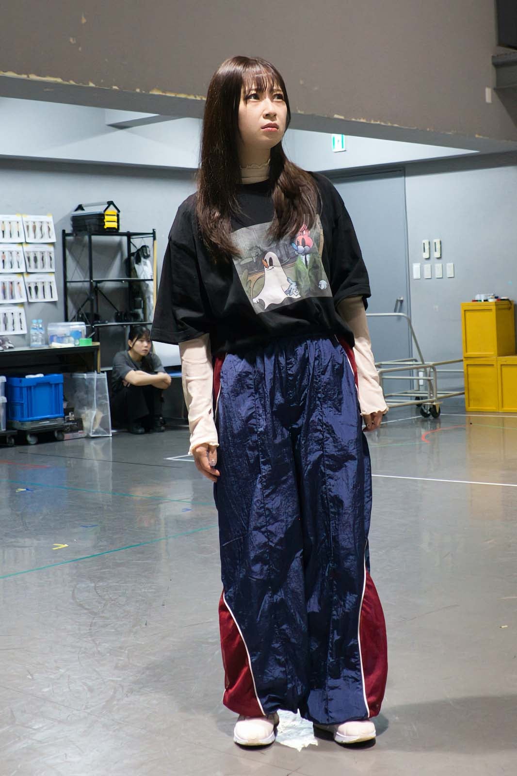 高柳明音「かまいたちの夜 ～THE LIVE～」稽古の様子（提供写真）