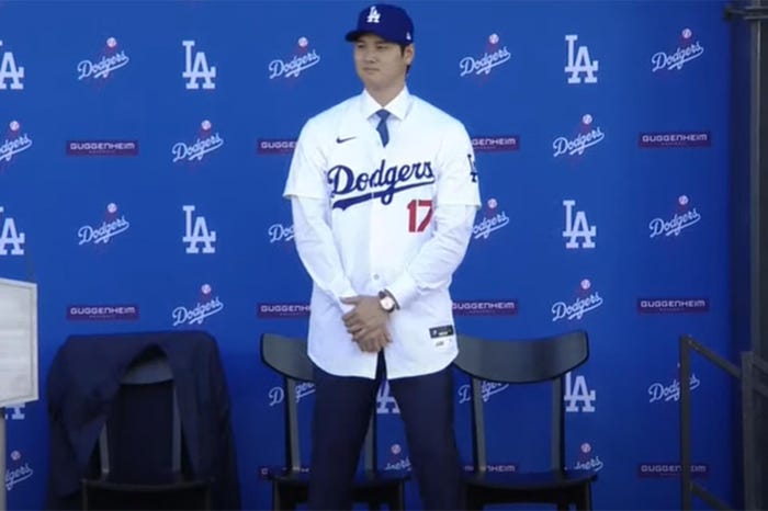 大谷翔平選手/MLB公式YouTubeより