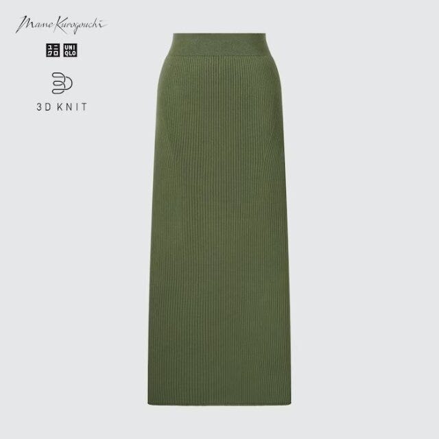 ユニクロ　ロングスカート　値下げ