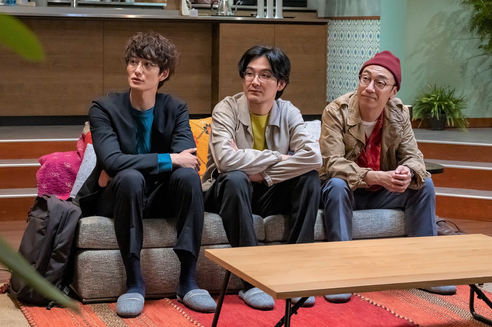岡田将生、松田龍平、角田晃広「大豆田とわ子と三人の元夫」第5話より（C）カンテレ、フジテレビ