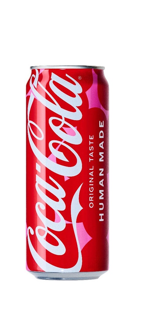 「コカ･コーラ」HUMAN MADE限定デザイン缶（500ml）／提供画像