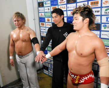 LDH武知海青が電撃登場！新日本1.4東京ドームは海野翔太、上村優也とタッグ結成「あとはやるだけです」