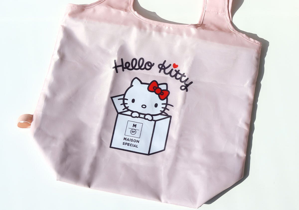 宝島社雑誌付録のＧＬＯＷ5月・6月合併号のメゾンスペシャル×ハローキティ保温・保冷マルシェバッグ3