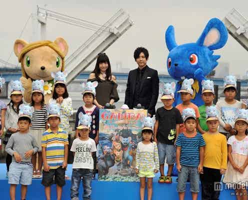 神田沙也加、水噴射でびしょ濡れ「テンション上がる」