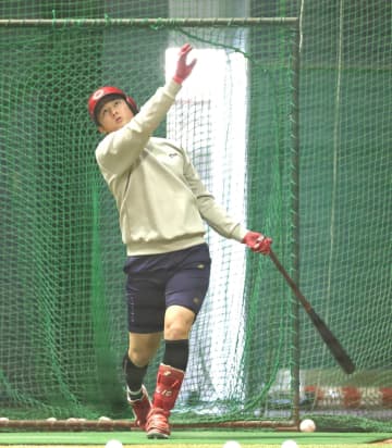 広島・佐々木 開幕4番へ快音響かす「チームが勝つなら佐々木しかいないと思わせたい」 筋力アップ成功