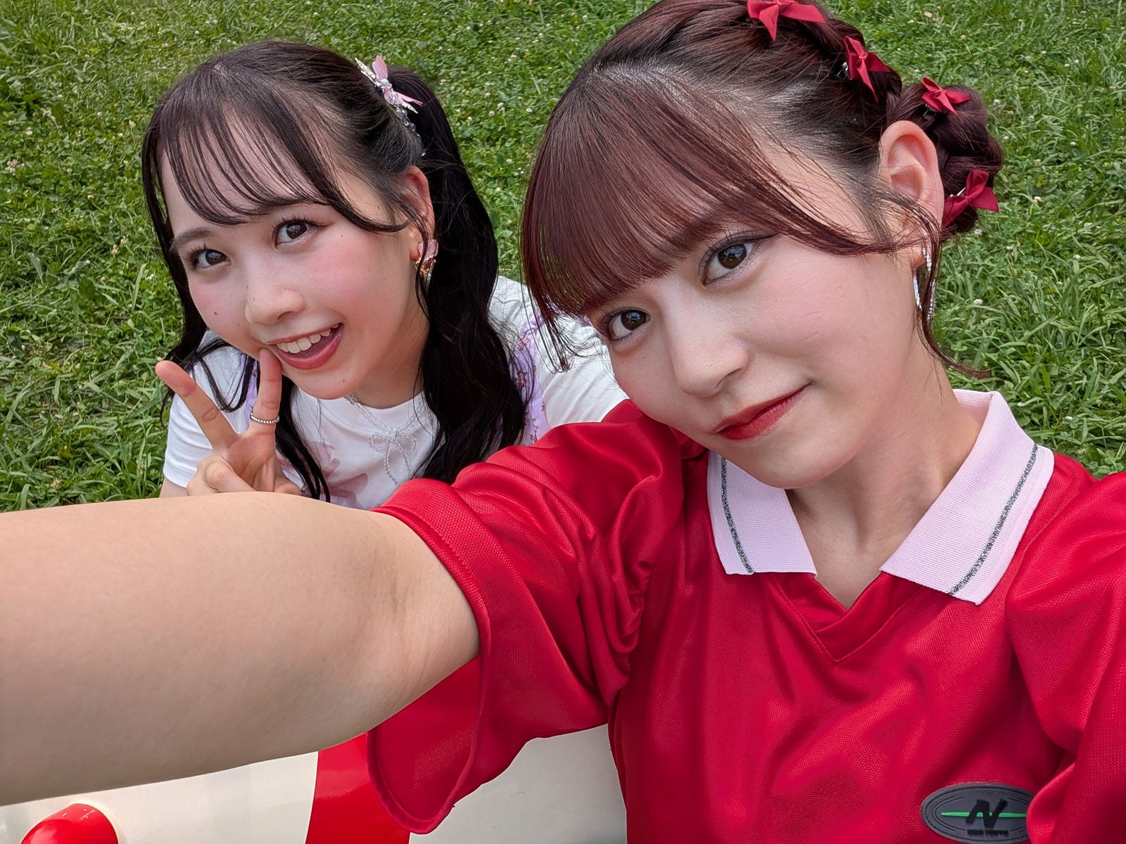 FRUITS ZIPPER 新WEBCM「公園」篇オフショット（提供写真）