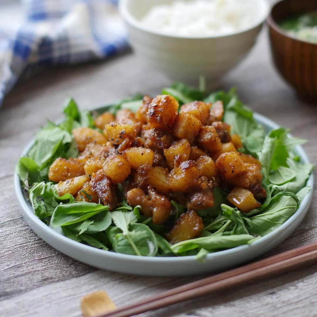 みんな好きな味！鶏肉とじゃがいものコロコロ照りマヨ