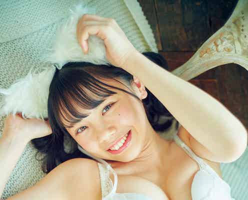 注目のアイドル・chuLa蒼井聖南、初グラビアで猫に 豊満バスト全開