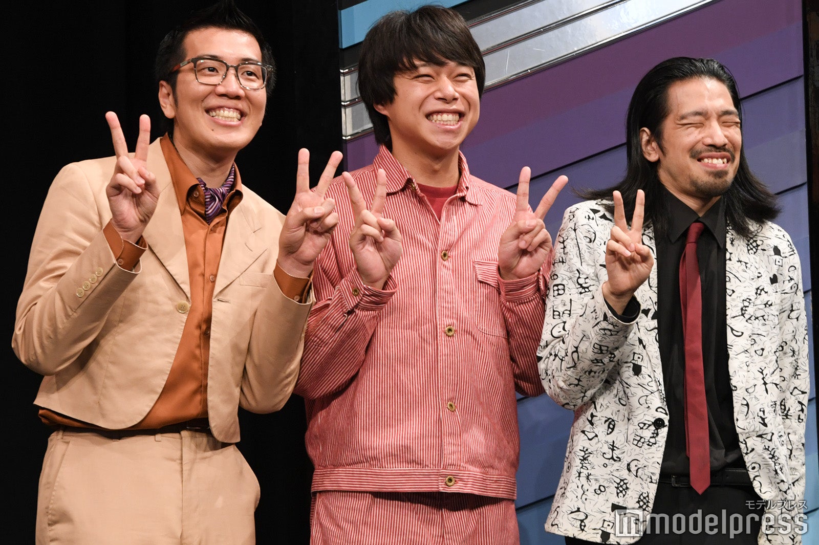 楢原真樹、田中ショータイム、川北茂澄（C）モデルプレス