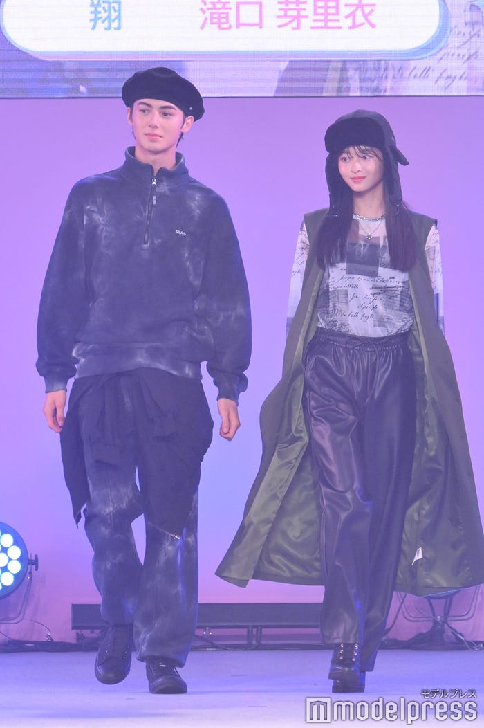 翔、滝口芽里衣(C)モデルプレス