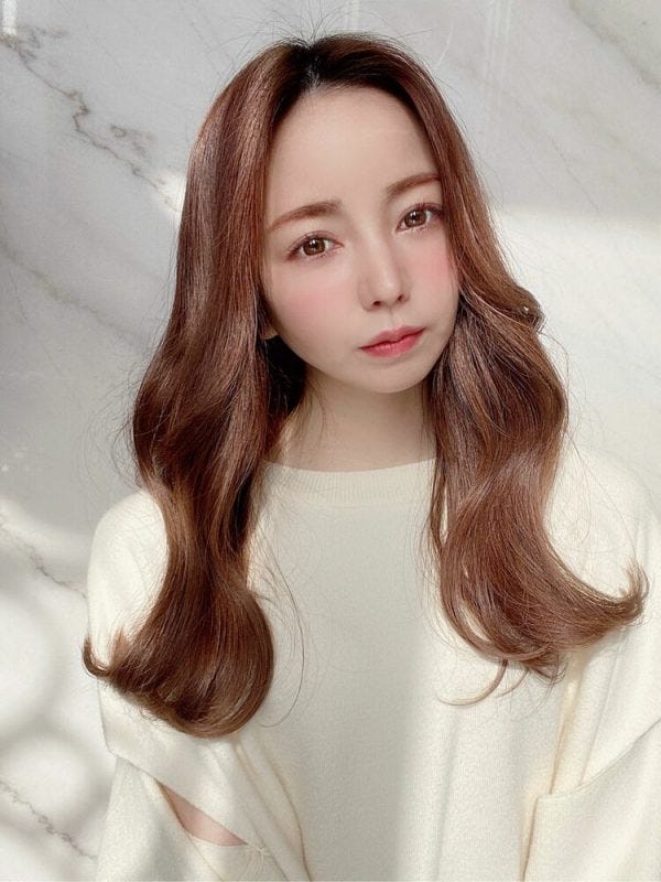 画像8 16 韓国風ロング 前髪なしスタイルで垢抜ける 最新トレンドを抑えた髪型まとめ モデルプレス