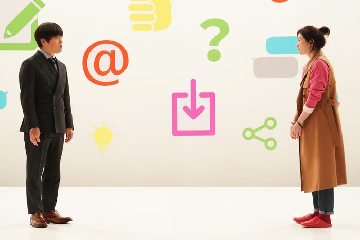 バカリズム、篠原涼子「イップス」第1話より(C)フジテレビ