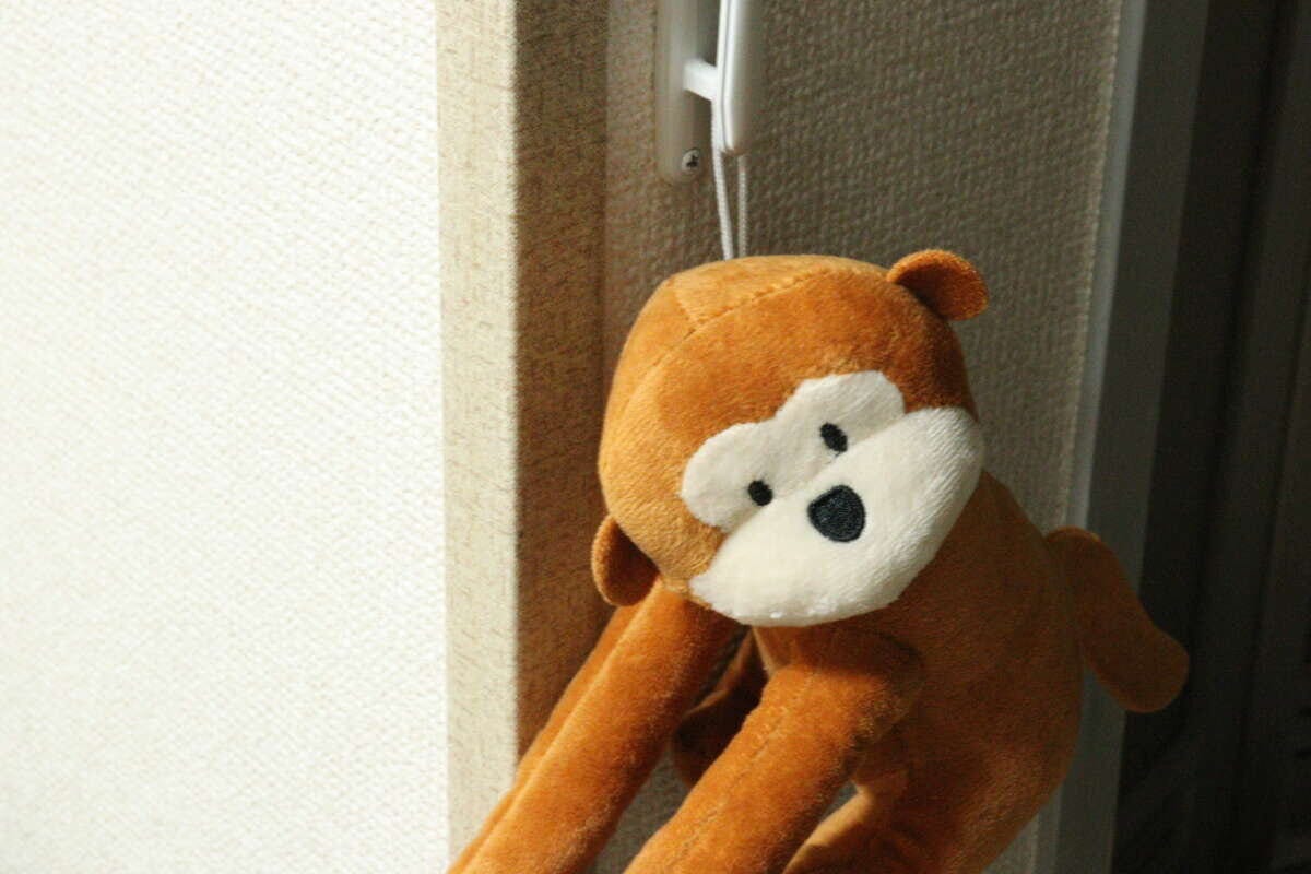 ダイソーのアニマルカーテンタッセル