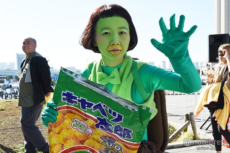 三戸なつめ かっぱ 姿のガチ仮装に 可愛い の声飛び交う モデルプレス 三戸なつめ かっぱ 姿のガチ仮装に 可愛い の声飛び交う モデルプレス