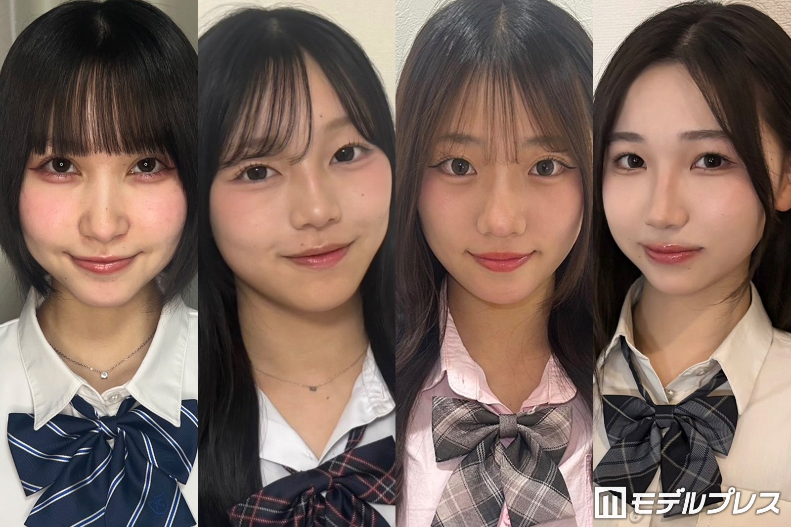 「女子高生ミスコン2025」関西エリア暫定上位4人