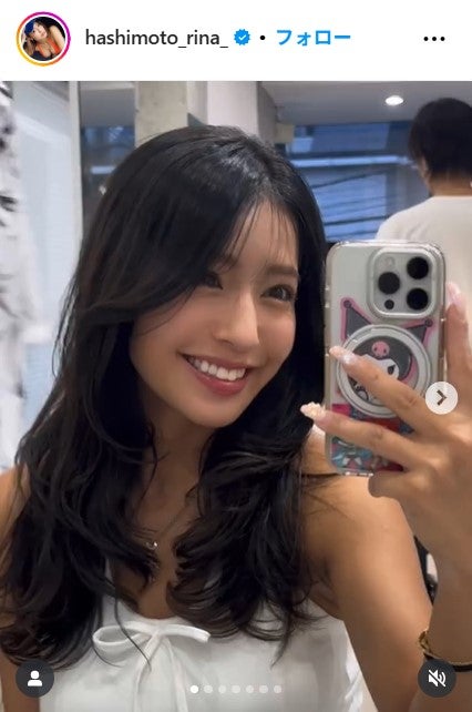 橋本梨菜Instagramより