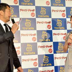 高田延彦(左)とダレノガレ明美(右)