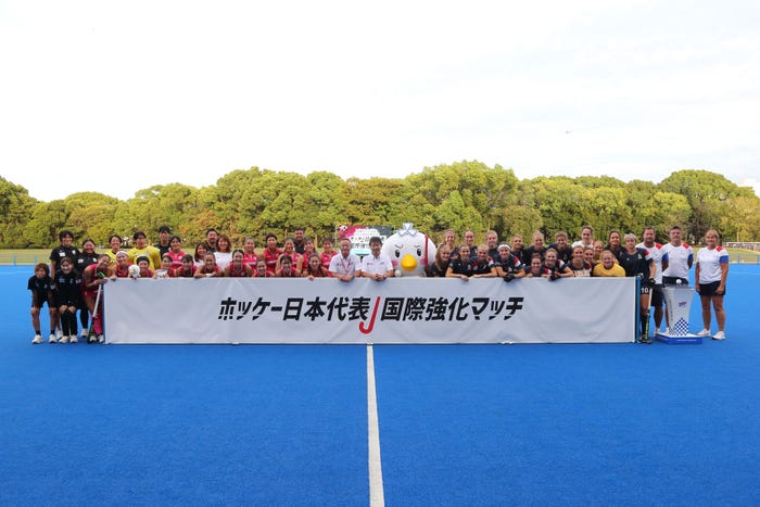 ホッケー日本代表国際強化マッチ(提供写真)