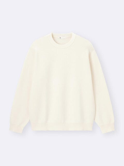 GU スムースニットクルーネックセーター GUのスムースニットクルーネックセーター