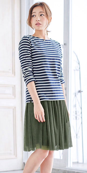 膝丈チュールスカート「Pierrot」1,438円（税込）／画像提供：Pierrot