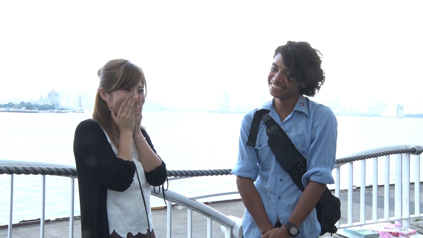 でっぱりん、あきら／「あいのり：Asian Journey」第22話より（C）フジテレビ