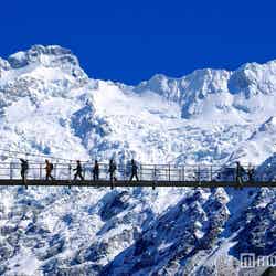 マウントクックの吊り橋((C)Michinori Kagawa)/画像提供:JTBワールドバケーションズ