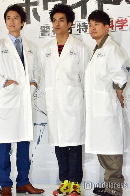 【左から】谷原章介、北村一輝、宮迫博之